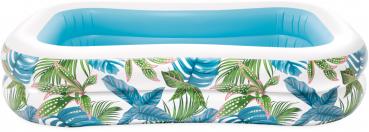 Intex Pool Swim Center Tropical Family Pool 229cm x 152cm x 48cm 600 Liter ab 3 Jahren 57177NP