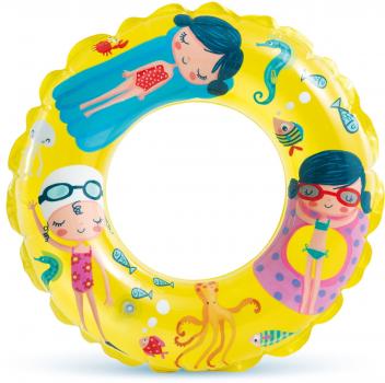 Intex Schwimmreifen Transparent Rings Ø 61cm 6 bis 10 Jahre zufällige Auswahl 59242NP