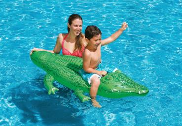 Intex Wasser Spielzeug Ride-On kleiner Alligator Lil' Gator 168cm x 86cm ab 3 Jahren 58546NP