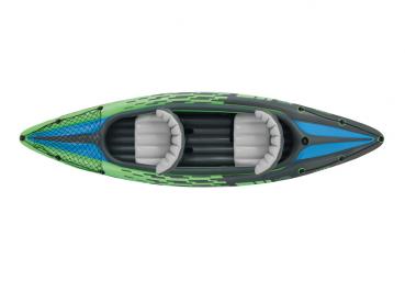 Intex Schlauchboot Kajak Challenger K2 Set Alu-Paddel Pumpe 2 Personen 351cm x 76cm x 38cm 68306NP