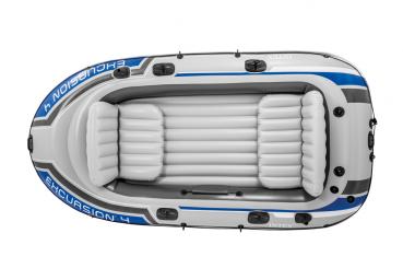 Intex Schlauchboot Sport Excursion 4 Set Alu-Paddel Pumpe 4 Personen 315cm x 165cm x 43cm 68324NP