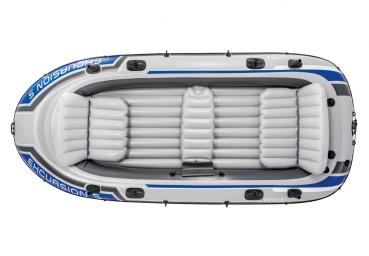 Intex Schlauchboot Sport Excursion 5 Set Alu-Paddel Pumpe 5 Personen 366cm x 168cm x 43cm 68325NP