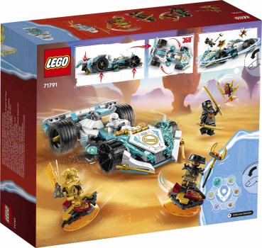 LEGO® NINJAGO® Zanes Drachenpower-Spinjitzu-Rennwagen 307 Teile 71791