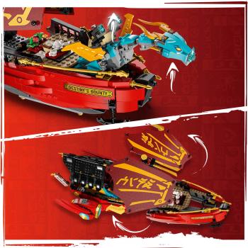 LEGO® NINJAGO® Ninja-Flugsegler im Wettlauf mit der Zeit 1739 Teile 71797