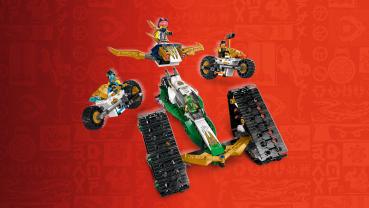 LEGO® NINJAGO Kombi-Raupe des Ninja-Teams 576 Teile 71820