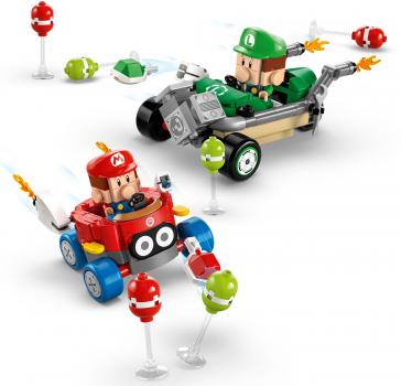 LEGO® Super Mario Kart™ - Baby Mario vs. Baby Luigi 321 Teile 72034