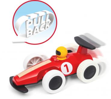 Brio Kleinkindwelt Holz Rollspielzeug Großer Rennwagen mit Rückziehmotor 30308