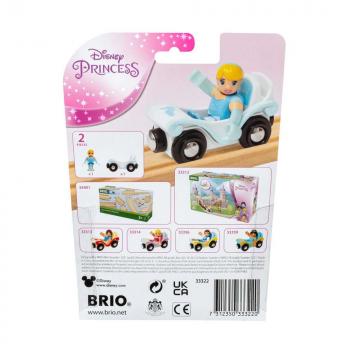 Brio World Eisenbahn Waggon Disney Princess Cinderella mit Waggon 2 Teile 33322