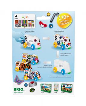 Brio World Eisenbahn Lok Sticker Lokomotive mit über 170 Stickern 33979