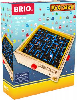 Brio Familienspiele Geschicklichkeitsspiel PacMan Labyrinth 34065