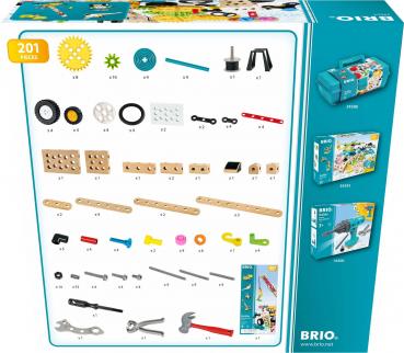 Brio Spielzeug Bausystem Builder Kindergartenset 201 Teile 34604