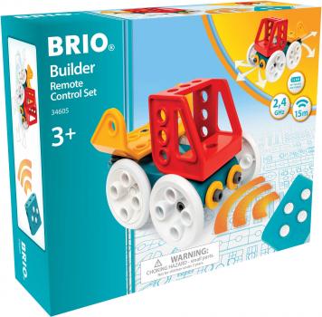 Brio Spielzeug Bausystem Builder Auto mit Fernsteuerung 23 Teile 34605