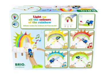 Brio Eisenbahn Mein erstes BRIO Bahn Regenbogen-Set 11 Teile 36002