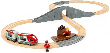 Brio World Eisenbahn Set Reisezug Starter Set A 22 Teile 36079