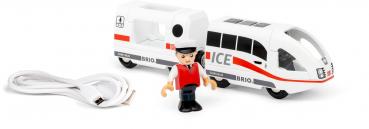 Brio World Eisenbahn Zug ICE Akku Zug 4 Teile 36088