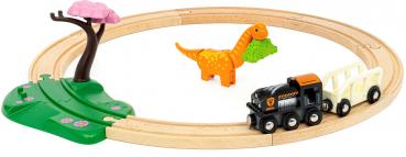 Brio World Eisenbahn Starter Set Dinosaurier Bahn Set 12 Teile 36098