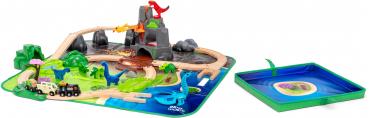 Brio World Eisenbahn Starter Set Dinosaurier Deluxe Set 44 Teile 36104