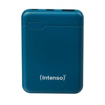 Intenso Powerbank mobile Ladestation Slim XS 5000 mAh Typ A / C USB OUT petrol