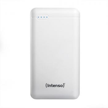 Intenso Powerbank mobile Ladestation Slim XS 20000 mAh Typ A / C USB OUT weiß