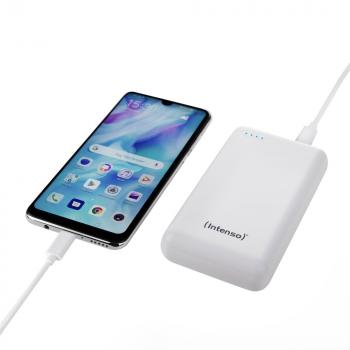 Intenso Powerbank mobile Ladestation Slim XS 20000 mAh Typ A / C USB OUT weiß