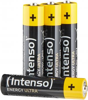4 Intenso Energy Ultra AAA / Micro Alkaline Batterien im 4er Blister