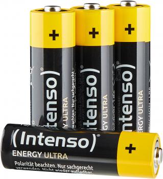 4 Intenso Energy Ultra AA / Mignon Alkaline Batterien im 4er Blister