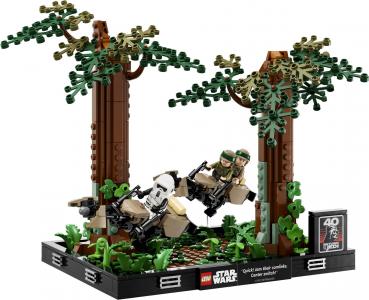 LEGO® Star Wars™ Verfolgungsjagd auf Endor™ - Diorama 608 Teile 75353