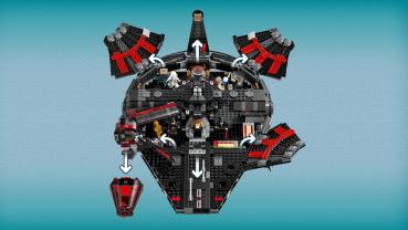 LEGO® Star Wars™ Dunkler Millennium Falke 1579 Teile 75389