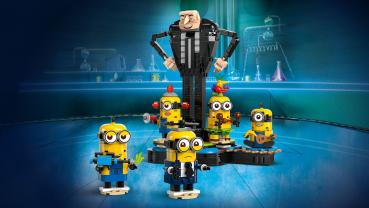 LEGO® Despicable Me Gru und die Minions aus LEGO® Steinen 839 Teile 75582