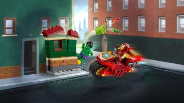 LEGO® Marvel Super Heroes™ Iron Man mit Bike und der Hulk 68 Teile 76287