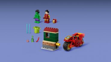 LEGO® Marvel Super Heroes™ Iron Man mit Bike und der Hulk 68 Teile 76287