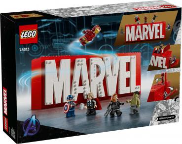 LEGO® Marvel Super Heroes™ MARVEL Logo & Minifiguren 931 Teile 76313