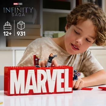 LEGO® Marvel Super Heroes™ MARVEL Logo & Minifiguren 931 Teile 76313