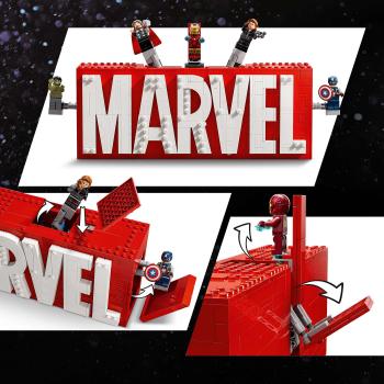 LEGO® Marvel Super Heroes™ MARVEL Logo & Minifiguren 931 Teile 76313