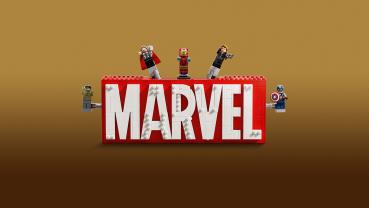 LEGO® Marvel Super Heroes™ MARVEL Logo & Minifiguren 931 Teile 76313