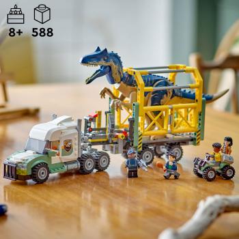 LEGO® Jurassic World™ Dinosaurier-Missionen: Allosaurus-Transporter 588 Teile 76966