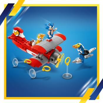 LEGO® Sonic the Hedgehog™ Tails‘ Tornadoflieger mit Werkstatt 376 Teile 76991