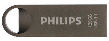 Philips USB Stick 128GB Speicherstick Moon Aluminium grau USB 3.1