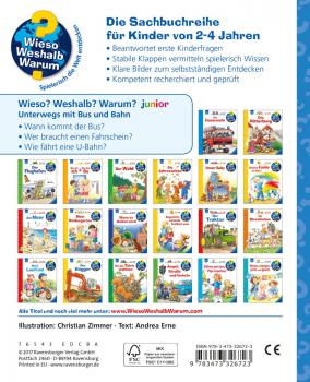 Ravensburger Buch Wieso? Weshalb? Warum? Junior Unterwegs mit Bus und Bahn Band 63 32672