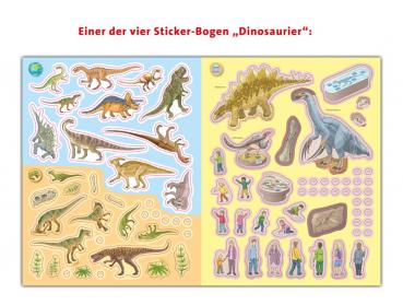 Ravensburger Buch Wieso? Weshalb? Warum? Stickerheft Dinosaurier 32677