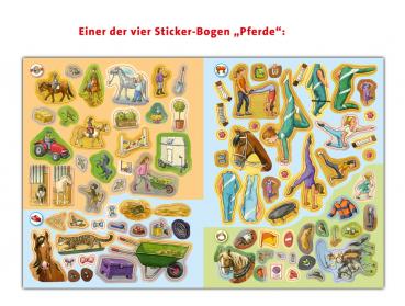 Ravensburger Buch Wieso? Weshalb? Warum? Stickerheft Pferde 32679