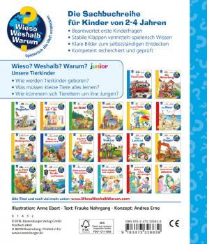 Ravensburger Buch Wieso? Weshalb? Warum? Junior Unsere Tierkinder Band 15 32683