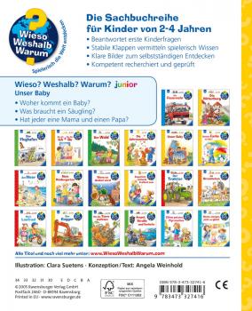 Ravensburger Buch Wieso? Weshalb? Warum? Junior Unser Baby Band 12 32741