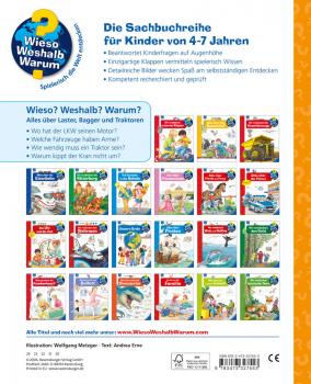 Ravensburger Buch Wieso? Weshalb? Warum? Alles über Laster, Bagger und Traktoren Band 38 32755