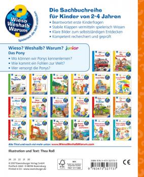 Ravensburger Buch Wieso? Weshalb? Warum? Junior Das Pony Band 20 32773