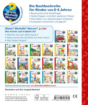 Ravensburger Buch Wieso? Weshalb? Warum? Junior Was kriecht und krabbelt da? Band 36 32818