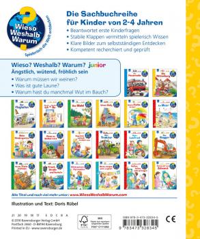 Ravensburger Buch Wieso? Weshalb? Warum? Junior Ängstlich, wütend, fröhlich sein Band 32 32834