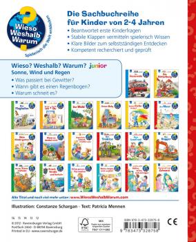 Ravensburger Buch Wieso? Weshalb? Warum? Junior Sonne, Wind und Regen Band 47 32875