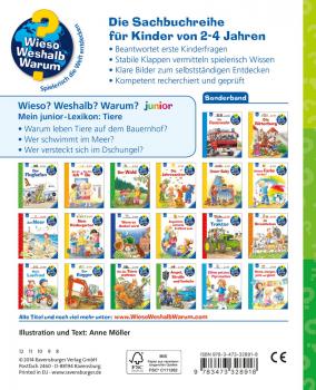 Ravensburger Buch Wieso? Weshalb? Warum? Mein junior-Lexikon Tiere 32891