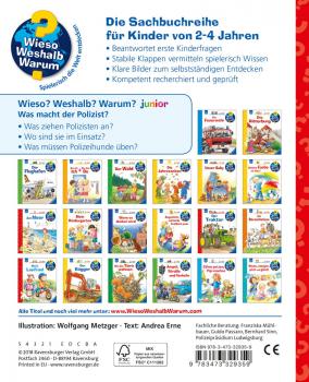 Ravensburger Buch Wieso? Weshalb? Warum? Junior Was macht der Polizist? Band 65 32935